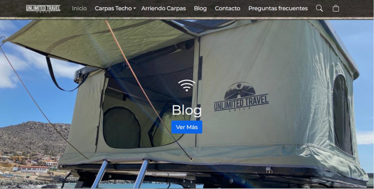 Carpa techo para camioneta