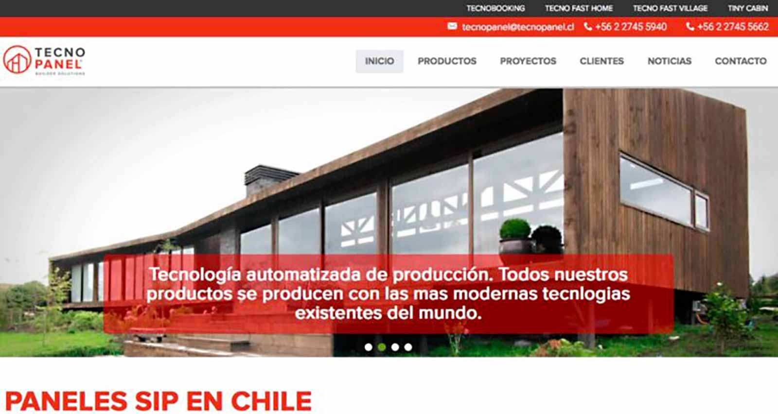 Paneles SIP en Chile