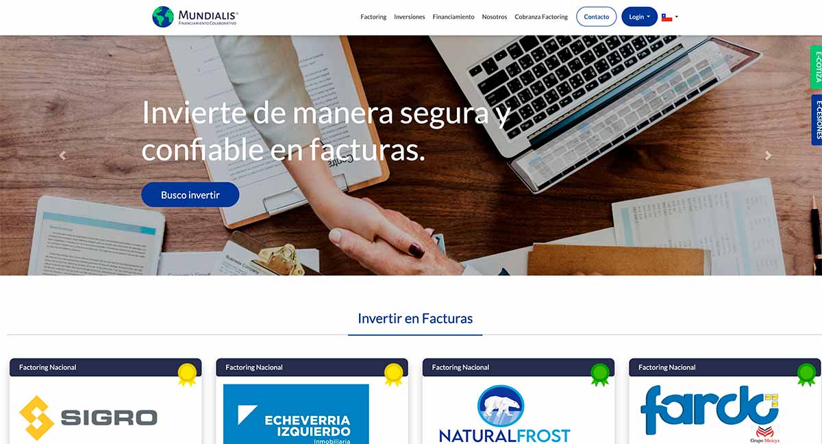 Financiamiento de facturas para PYMES